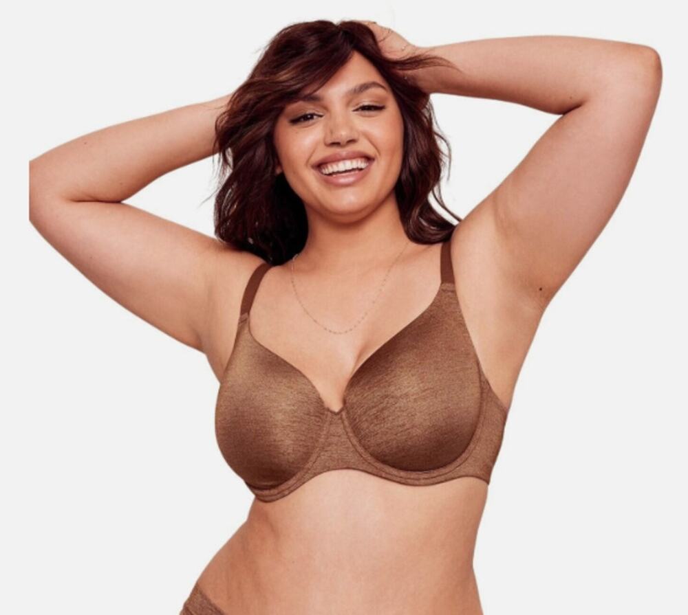Adore Me Women 40D Cappuccino Marl Brown "Abellina Contour Plus" Underwire Bra